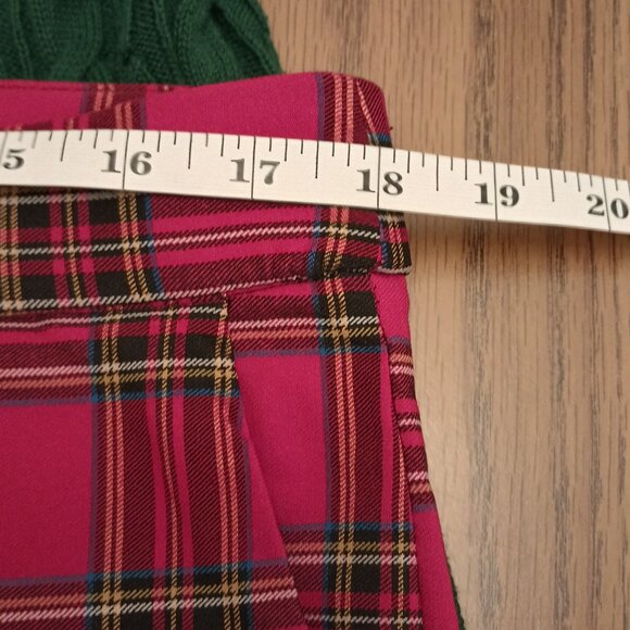 Jules & Leopold Size L Red Holiday Plaid Pull-on Pants (EUC) - Picture 5 of 11